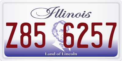 IL license plate Z856257