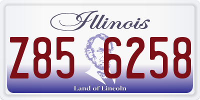IL license plate Z856258