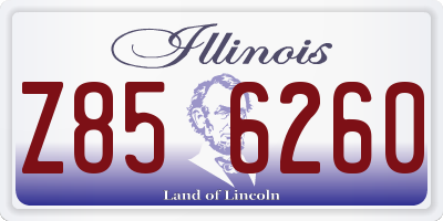 IL license plate Z856260