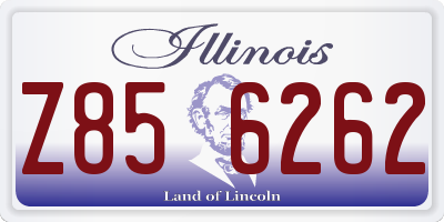 IL license plate Z856262