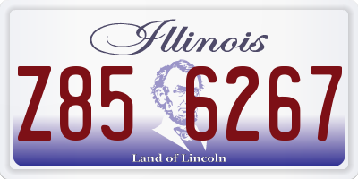 IL license plate Z856267