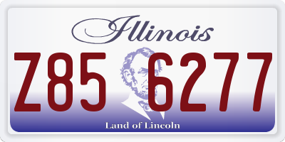 IL license plate Z856277