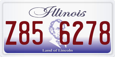 IL license plate Z856278