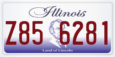 IL license plate Z856281