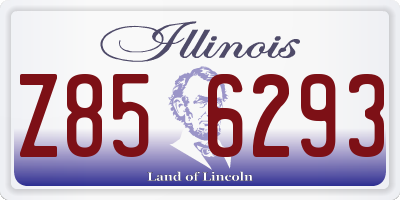 IL license plate Z856293