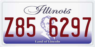 IL license plate Z856297