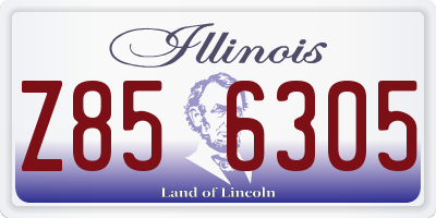 IL license plate Z856305