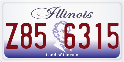 IL license plate Z856315