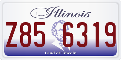 IL license plate Z856319