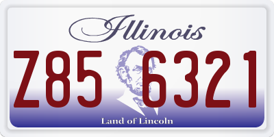 IL license plate Z856321