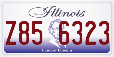 IL license plate Z856323