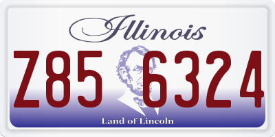 IL license plate Z856324