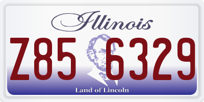IL license plate Z856329