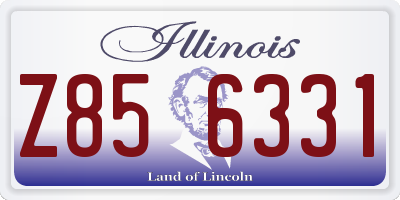 IL license plate Z856331