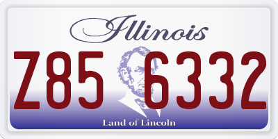 IL license plate Z856332