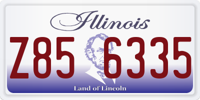 IL license plate Z856335