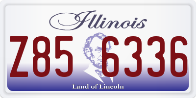 IL license plate Z856336