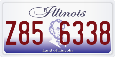 IL license plate Z856338