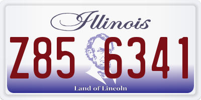 IL license plate Z856341
