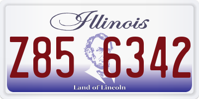 IL license plate Z856342