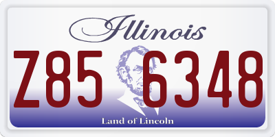 IL license plate Z856348