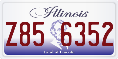 IL license plate Z856352