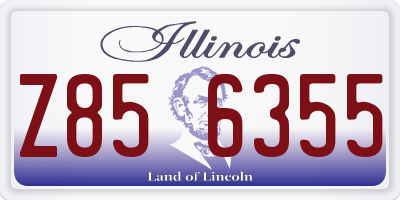 IL license plate Z856355