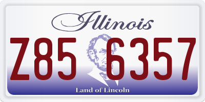IL license plate Z856357