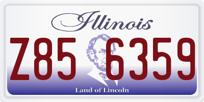 IL license plate Z856359