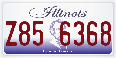 IL license plate Z856368
