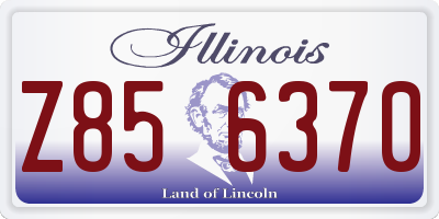 IL license plate Z856370