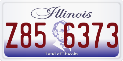 IL license plate Z856373