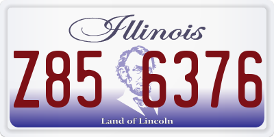 IL license plate Z856376