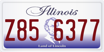 IL license plate Z856377