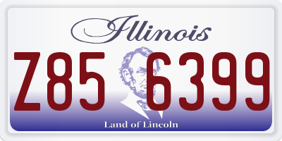 IL license plate Z856399