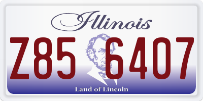 IL license plate Z856407