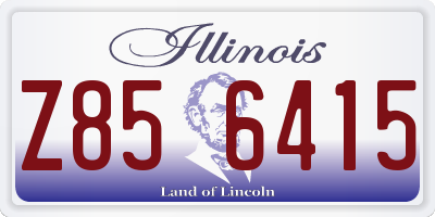 IL license plate Z856415