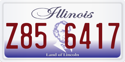 IL license plate Z856417