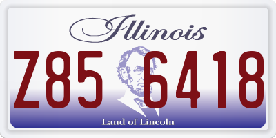 IL license plate Z856418