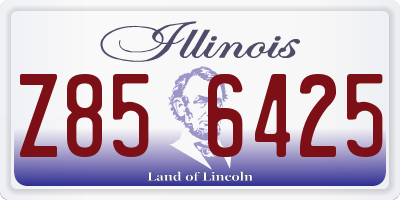 IL license plate Z856425