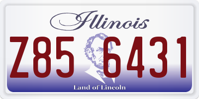 IL license plate Z856431