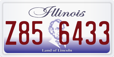 IL license plate Z856433