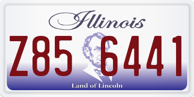 IL license plate Z856441
