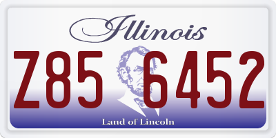 IL license plate Z856452