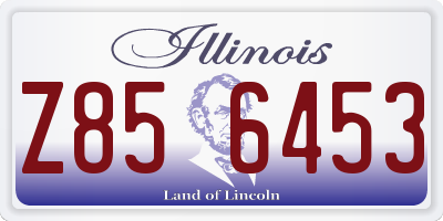 IL license plate Z856453