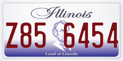 IL license plate Z856454