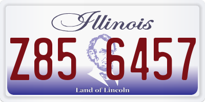 IL license plate Z856457