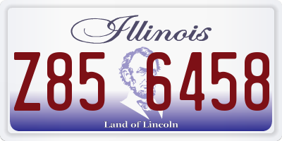 IL license plate Z856458