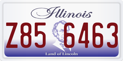 IL license plate Z856463