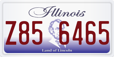 IL license plate Z856465
